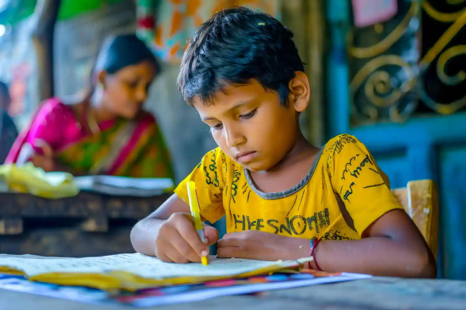 Helping children education