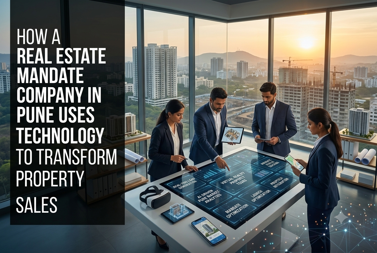 How a Real Estate Mandate Company in Pune Uses Technology to Transform Property Sales